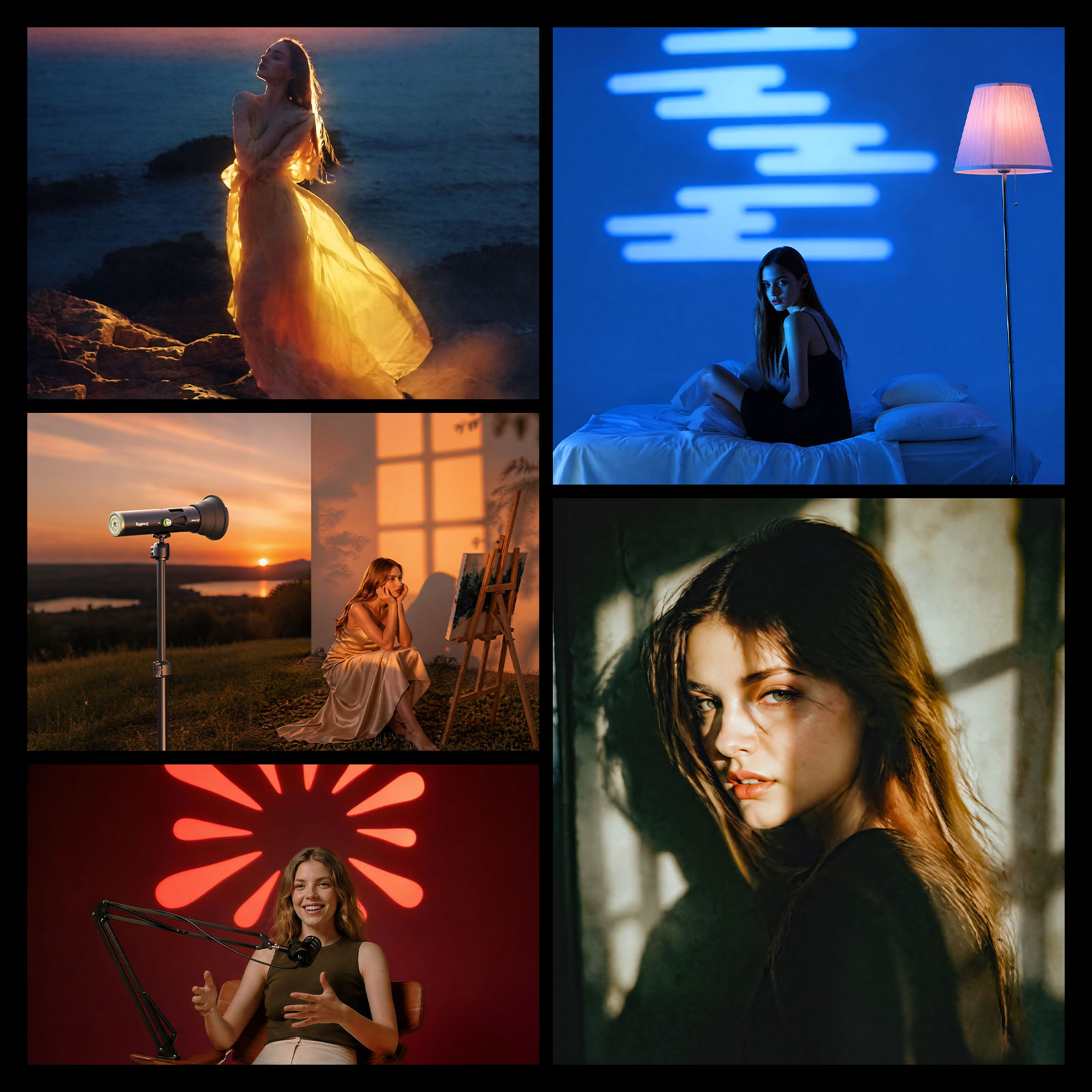 Portrait photography with SmallRig RF 20C creative lighting